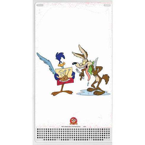 Looney Tunes Road Runner Wile E Coyote Food Xbox Series S Console Skin